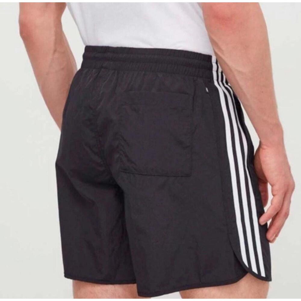 NEW MEN'S ADIDAS ORIGINALS SPRINTER TREFOIL SHORTS SIZE Medium HS2069 BLACK - Picture 3 of 4